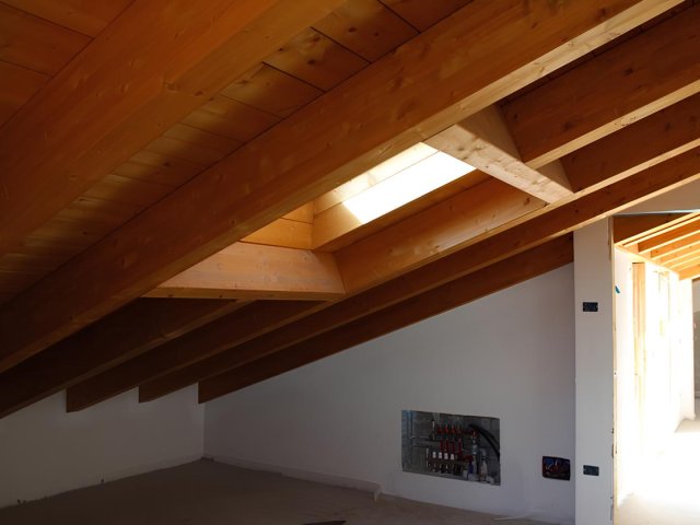 Tetto in legno