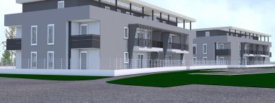 Siamo lieti di presentarvi in anteprima il rendering del nuovo residence Vittoria a San Martino b.a.